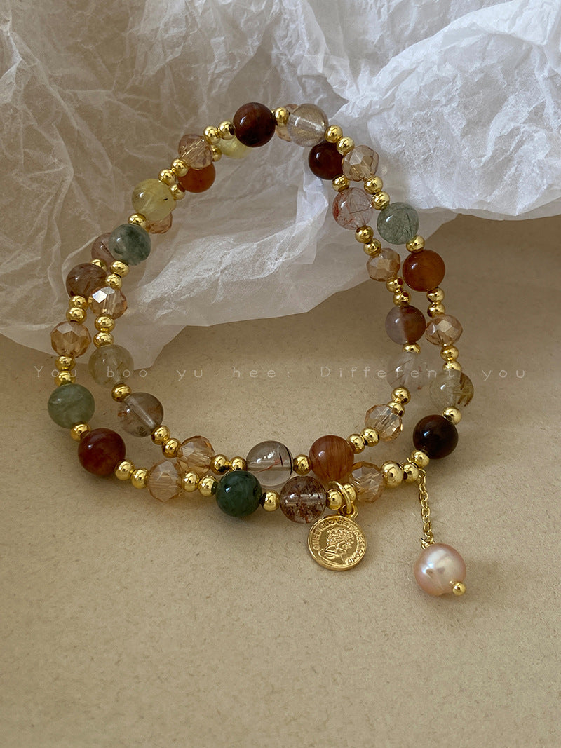 Wholesale Natural Crystal Stretch Bracelet